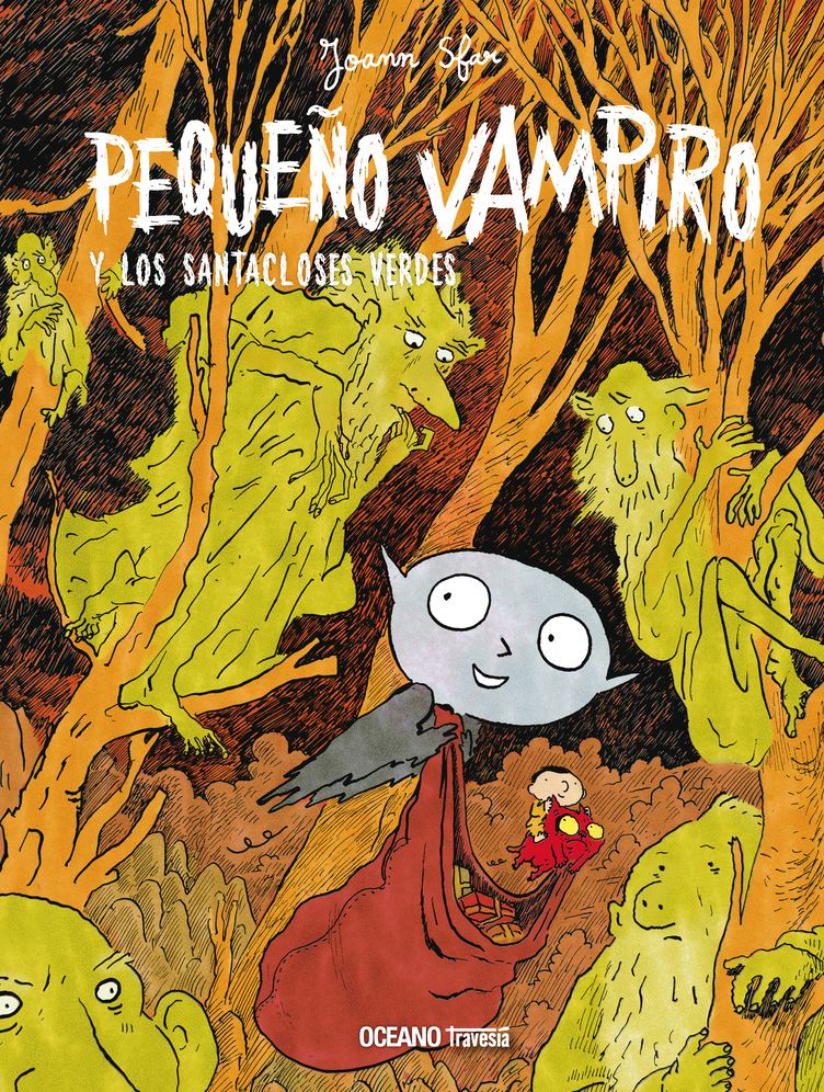 Peque¤o vampiro y los santacloses verdes/ Little Vampire and the Green Santa Clauses