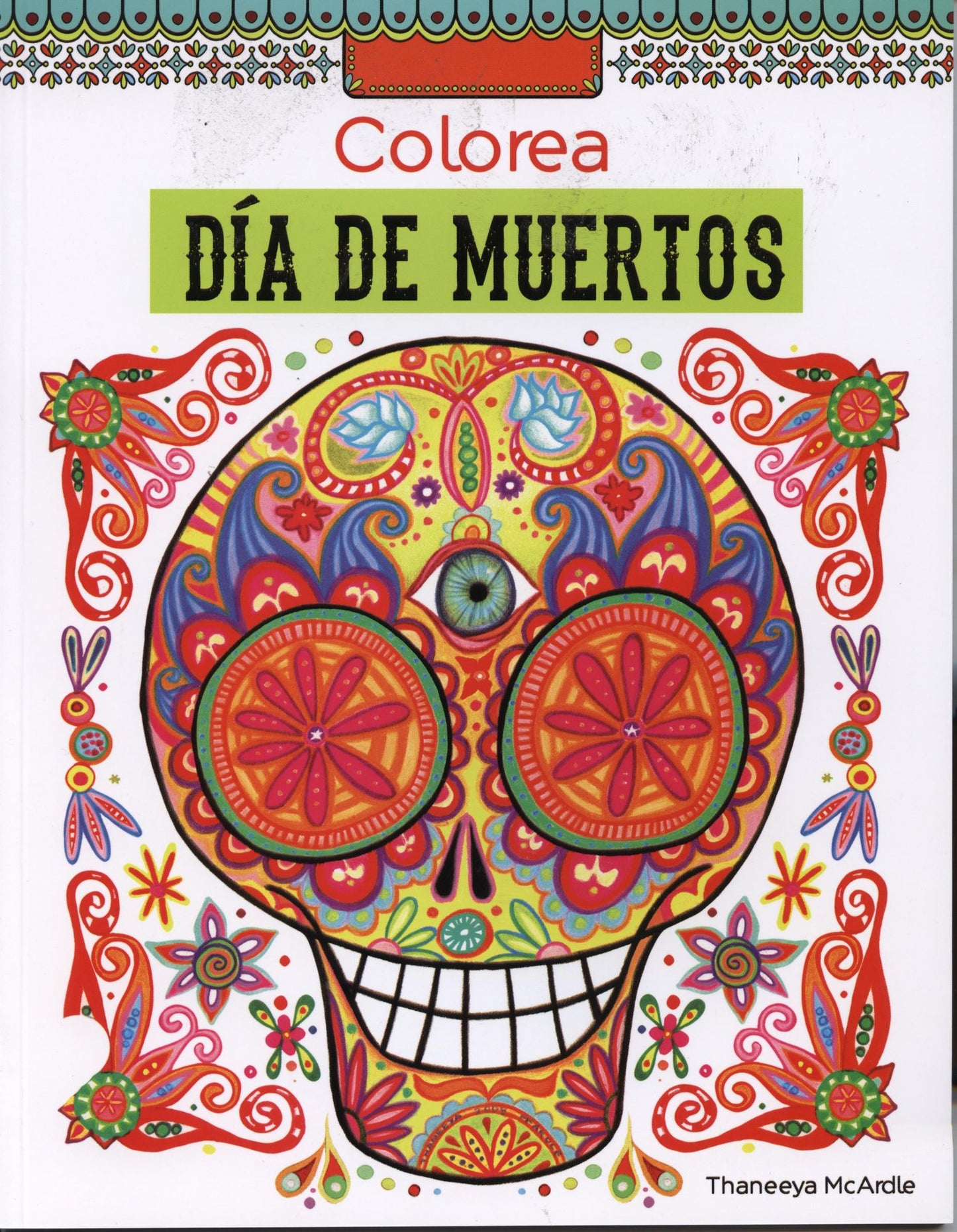 Colorea dia de los muertos