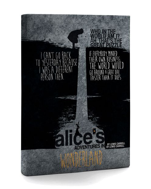 Alice's Adventures In Wonderland Hardcover Journal
