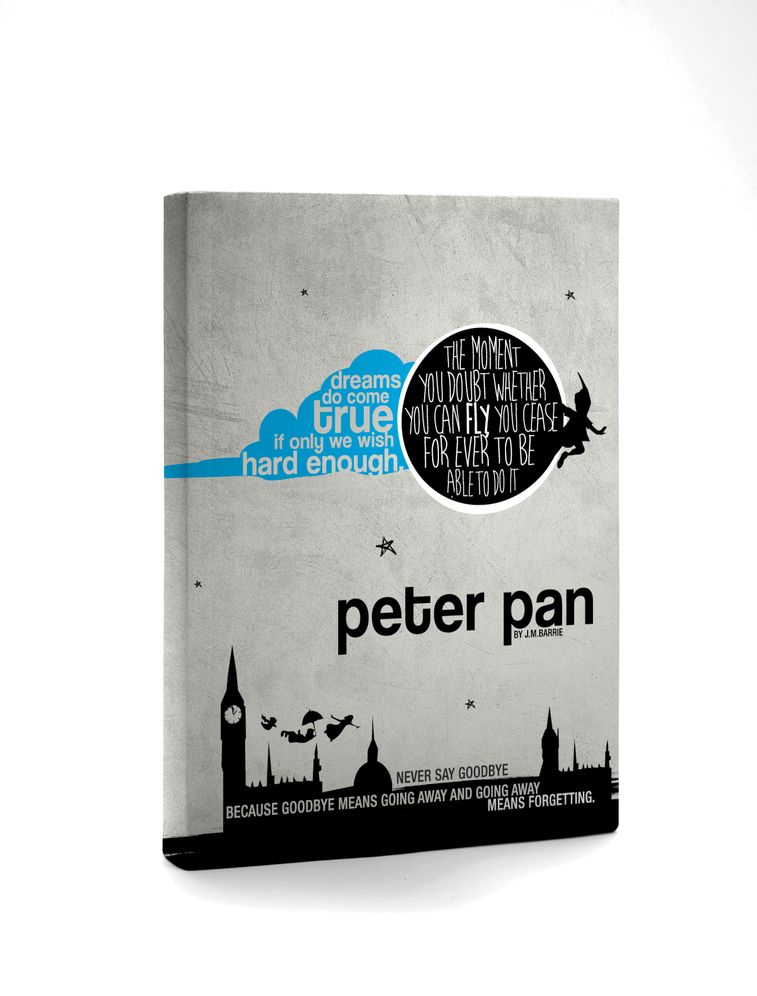 Peter Pan Hardcover Journal: (Hard Cover Notebook)