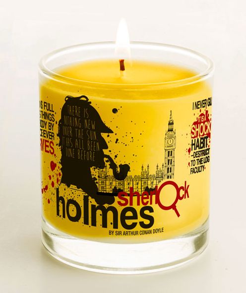 Sherlock Holmes Candle - Vanilla