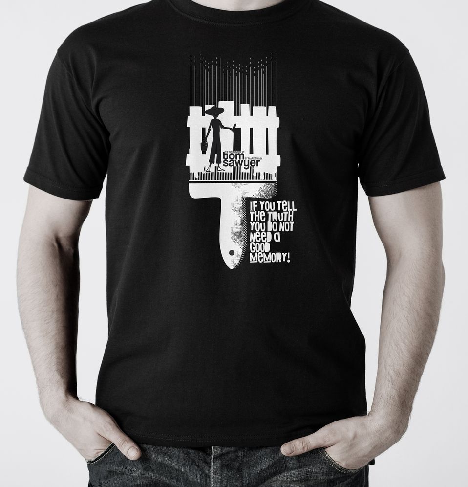 The Adventures of Tom Sawyer T-shirt - Medium: (T-shirt Size M)