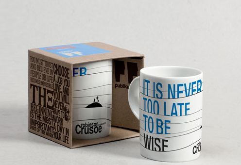Robinson Crusoe Mug: (Porcelain Mug)