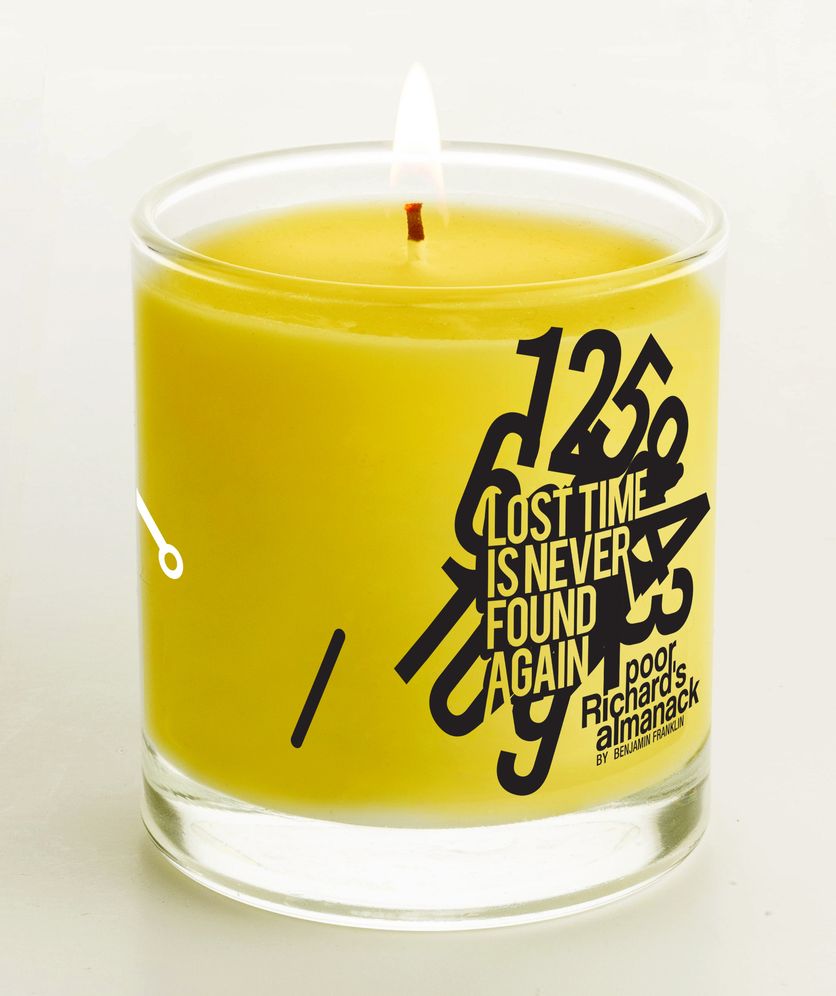 Poor Richard's Almanack Candle - Vanilla: (Candle)