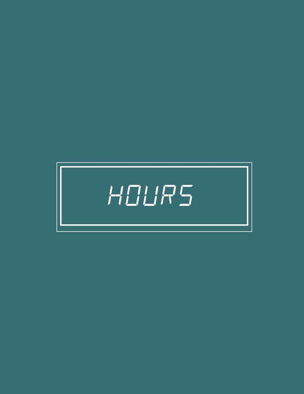 Hours: 90 Day Dot Grid Bullet Journal Daily Planner. Pastel Green Edition