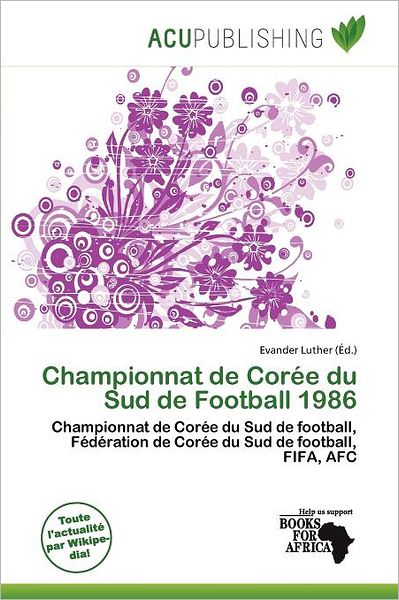 Championnat De Cor E Du Sud De Football 1986