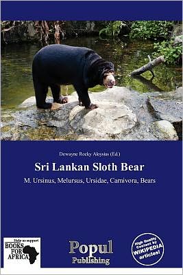 Sri Lankan Sloth Bear