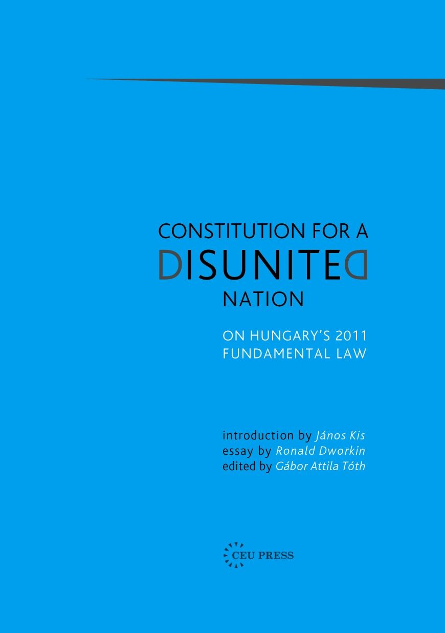 Constitution For A Disunited Nation
