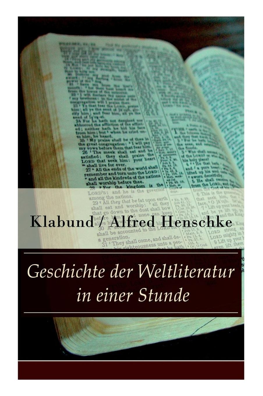 Geschichte der Weltliteratur in einer Stunde (Vollständige Ausgabe)