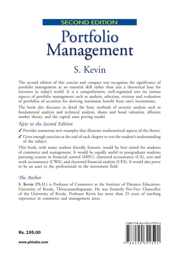 PORFOLIO MANAGEMENT