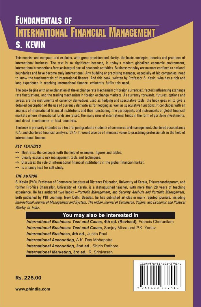 FUNDAMENTALS OF INTERNATIONAL FINANCIAL MANAGEMENT