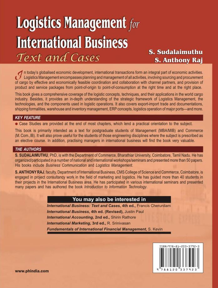 Logistics Management for International Business: Text and Cases