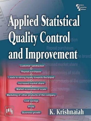 APPLIED STATISTICAL QUALITY CONTROL AND IMPROVEMENT