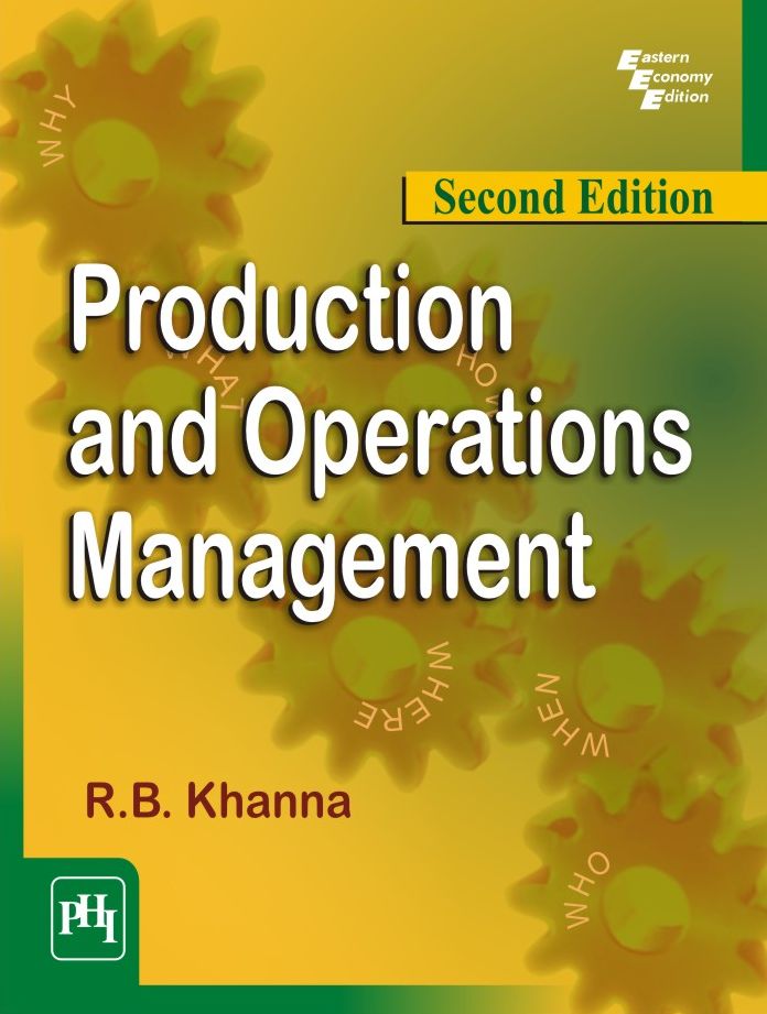 PRODUCTION AND OPERATIONS MANAGEMENT