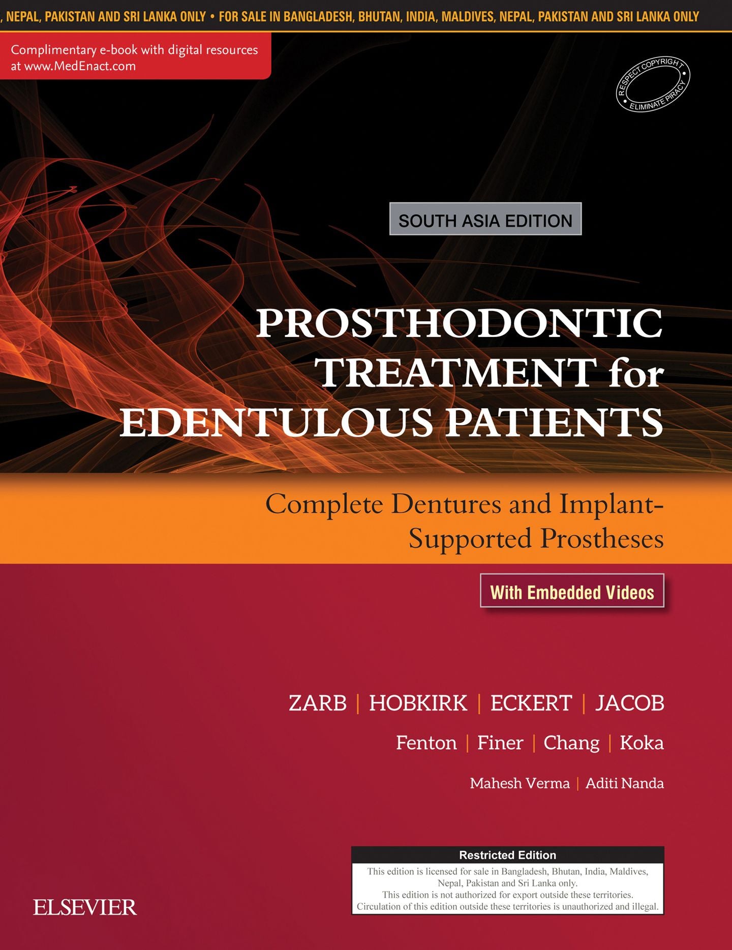 Prosthodontic Treatment for Edentulous Patients: Complete Dentures and Implant-Supported Prostheses - EBK: 1st South Asia Edition