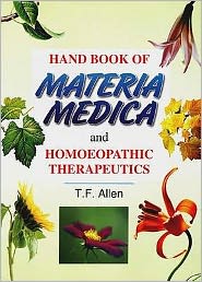 Handbook of Materia Medica and Homoeopathic Therapeutics