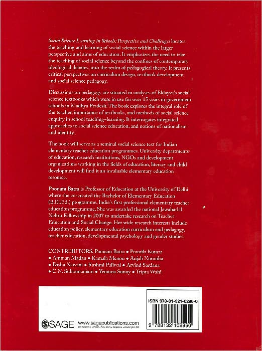 Social Science Learning in Schools: Perspective and Challenges