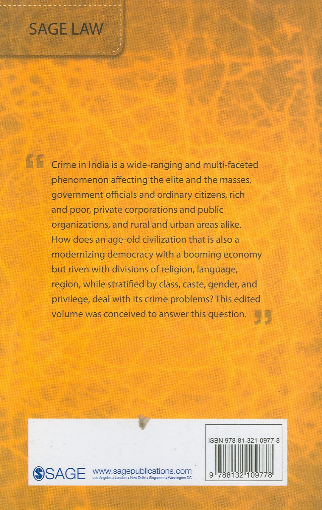 Crime and Justice in India