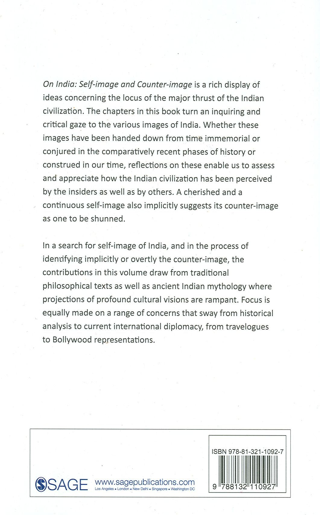 On India: Self-image and Counter-image
