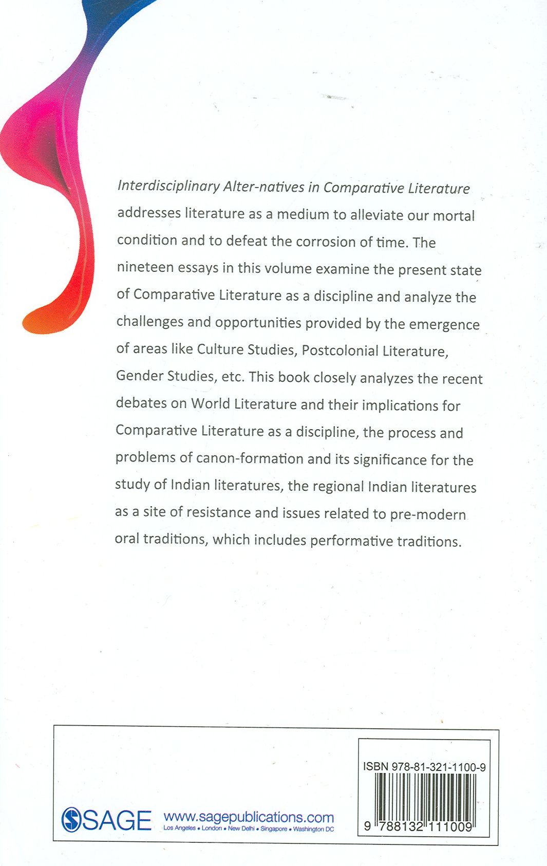 Interdisciplinary Alter-Natives in Comparative Literature