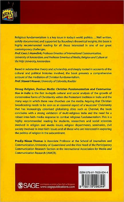 Strong Religion, Zealous Media: Christian Fundamentalism and Communication in India