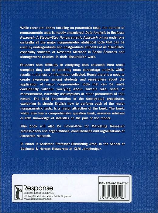 Data Analysis in Business Research: A Step-By-Step Nonparametric Approach