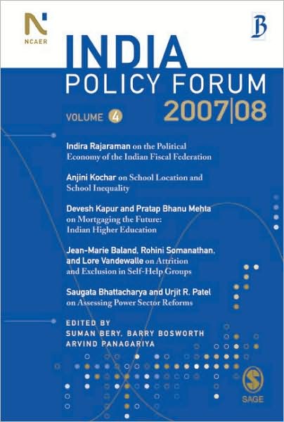 India Policy Forum 2007-08