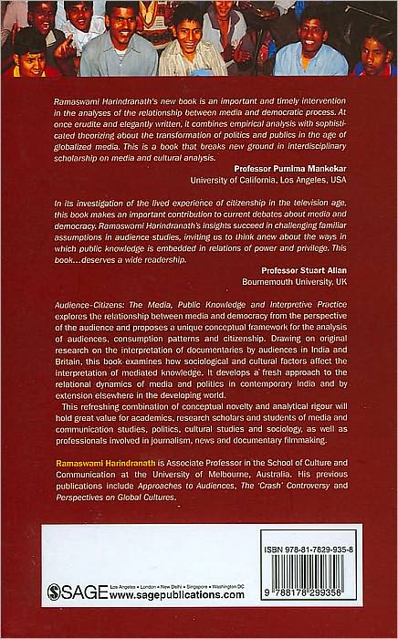 Audience-Citizens: The Media, Public Knowledge, and Interpretive Practice
