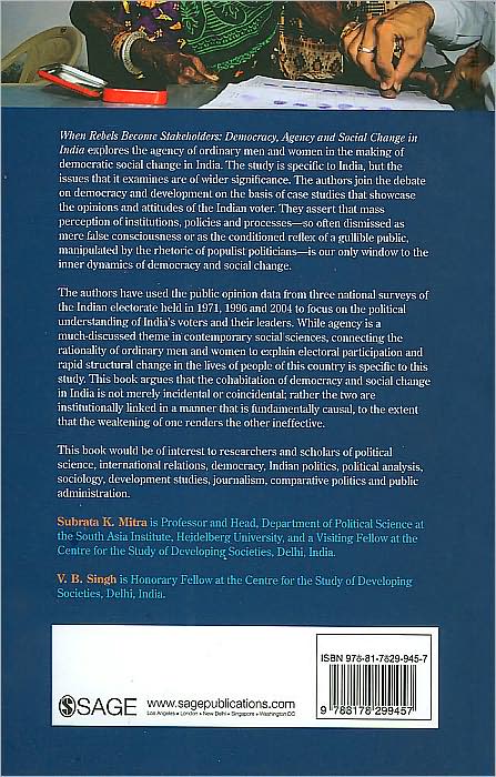 When Rebels Become Stakeholders: Democracy, Agency and Social Change in India