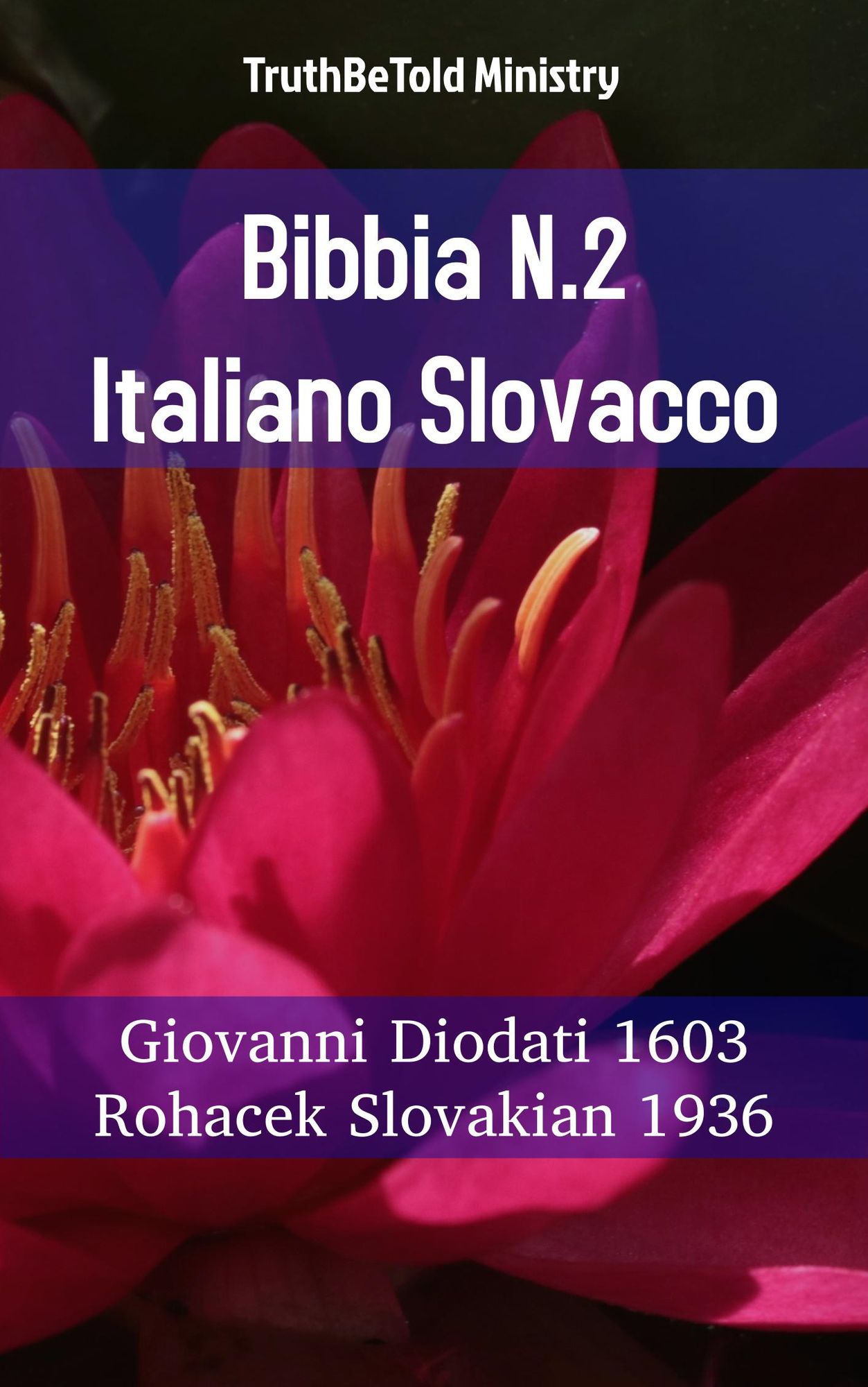 Bibbia N.2 Italiano Slovacco: Giovanni Diodati 1603 - Rohacek Slovakian 1936