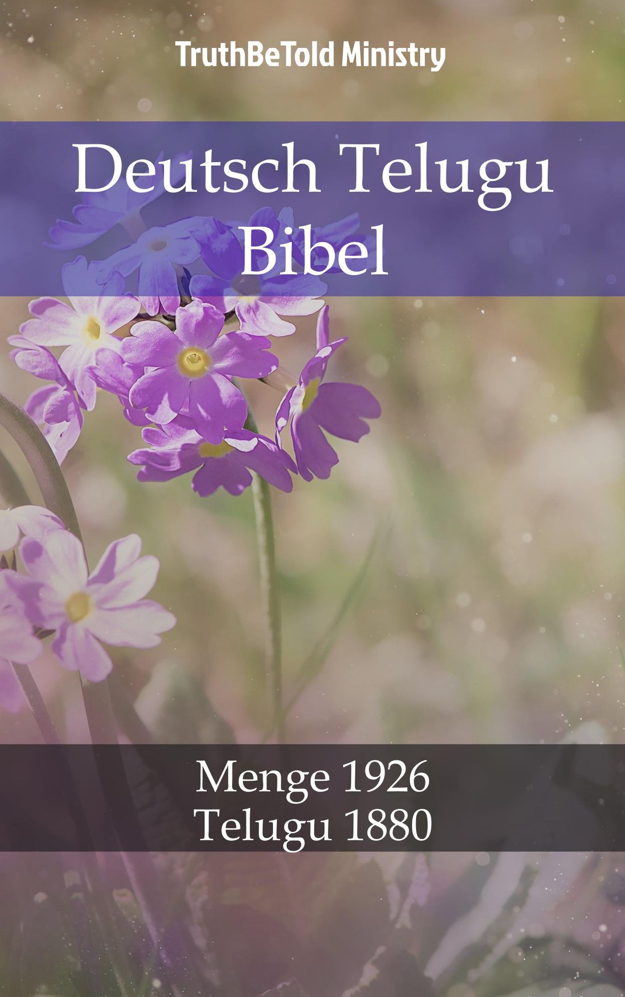 Deutsch Telugu Bibel: Menge 1926 - Telugu 1880