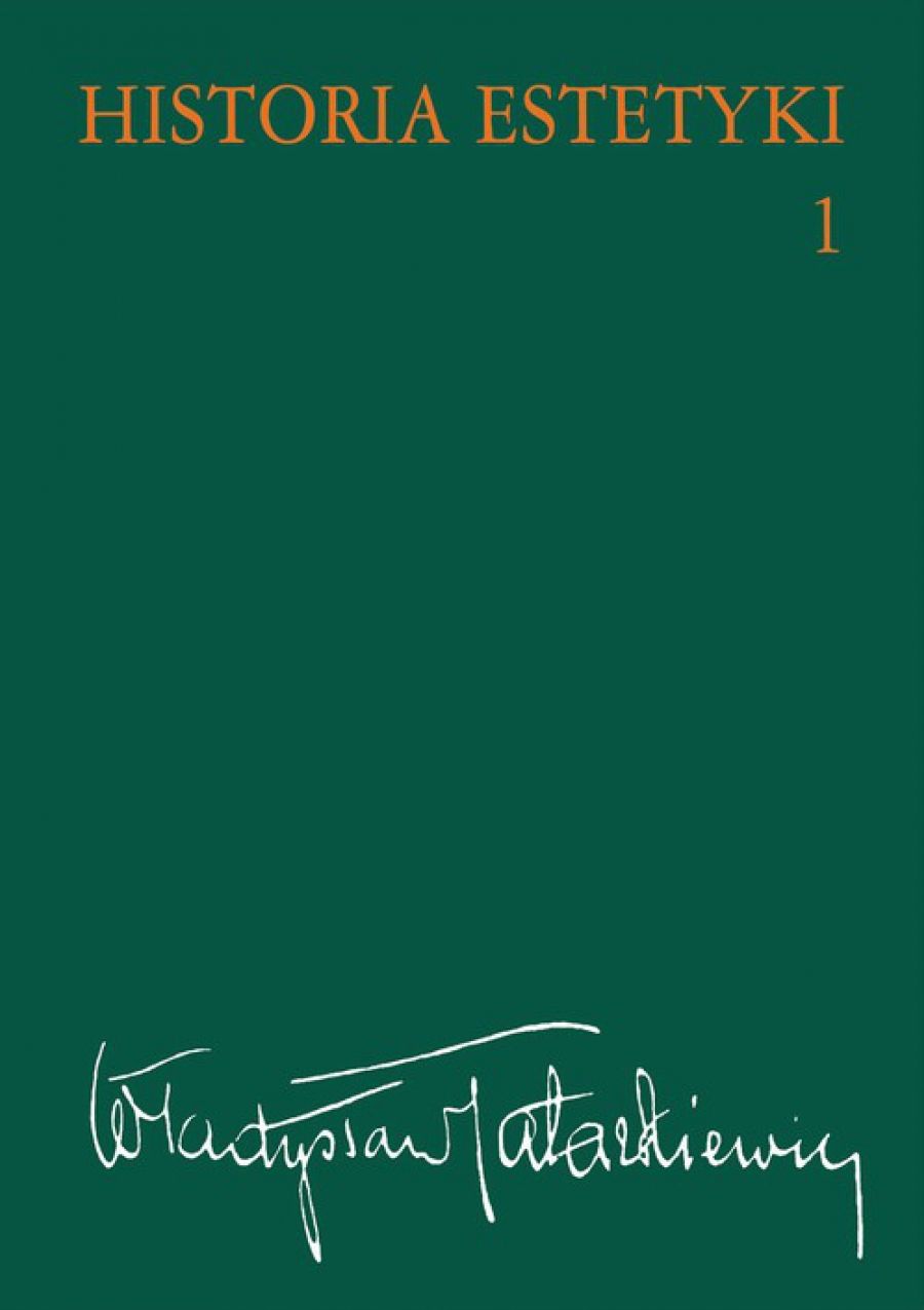 Historia estetyki, t.1