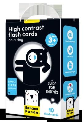 High Contrast Flash Cards on a Ring Age 3m+ Flash Cards
