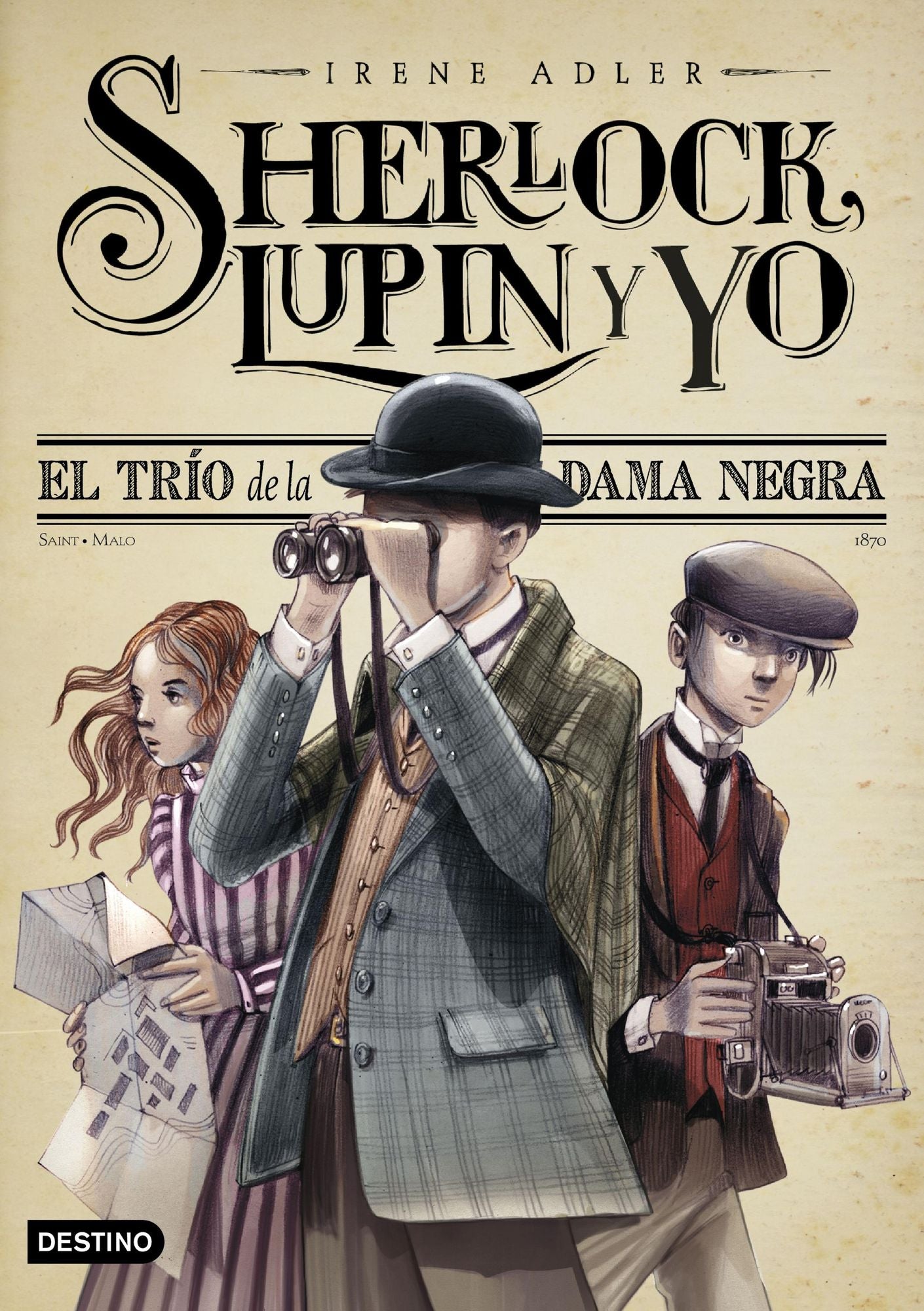 El trío de la Dama Negra: Sherlock, Lupin y yo 1