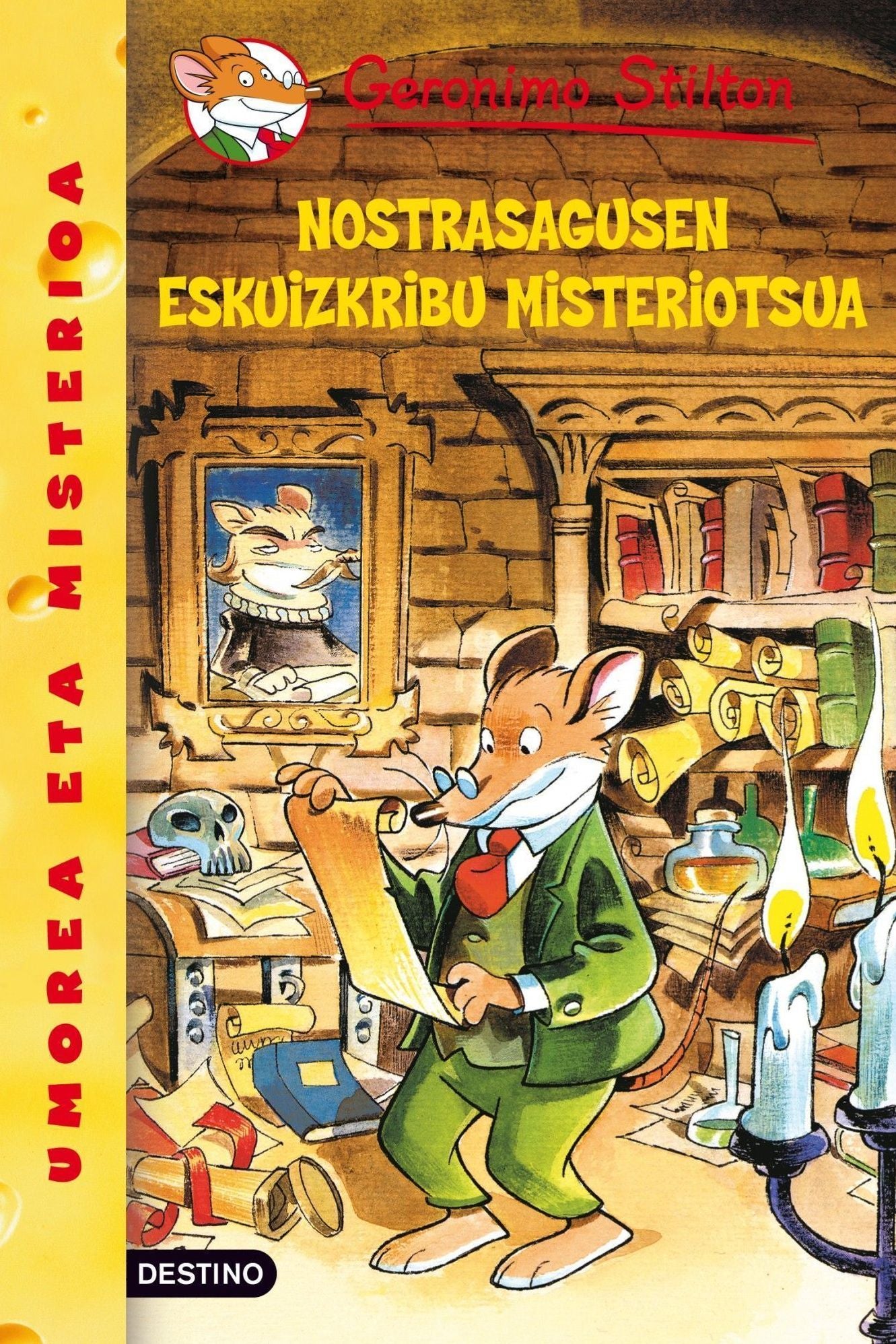 Nostrasagusen eskuizkribu misteriotsua: Geronimo Stilton Euskera 3