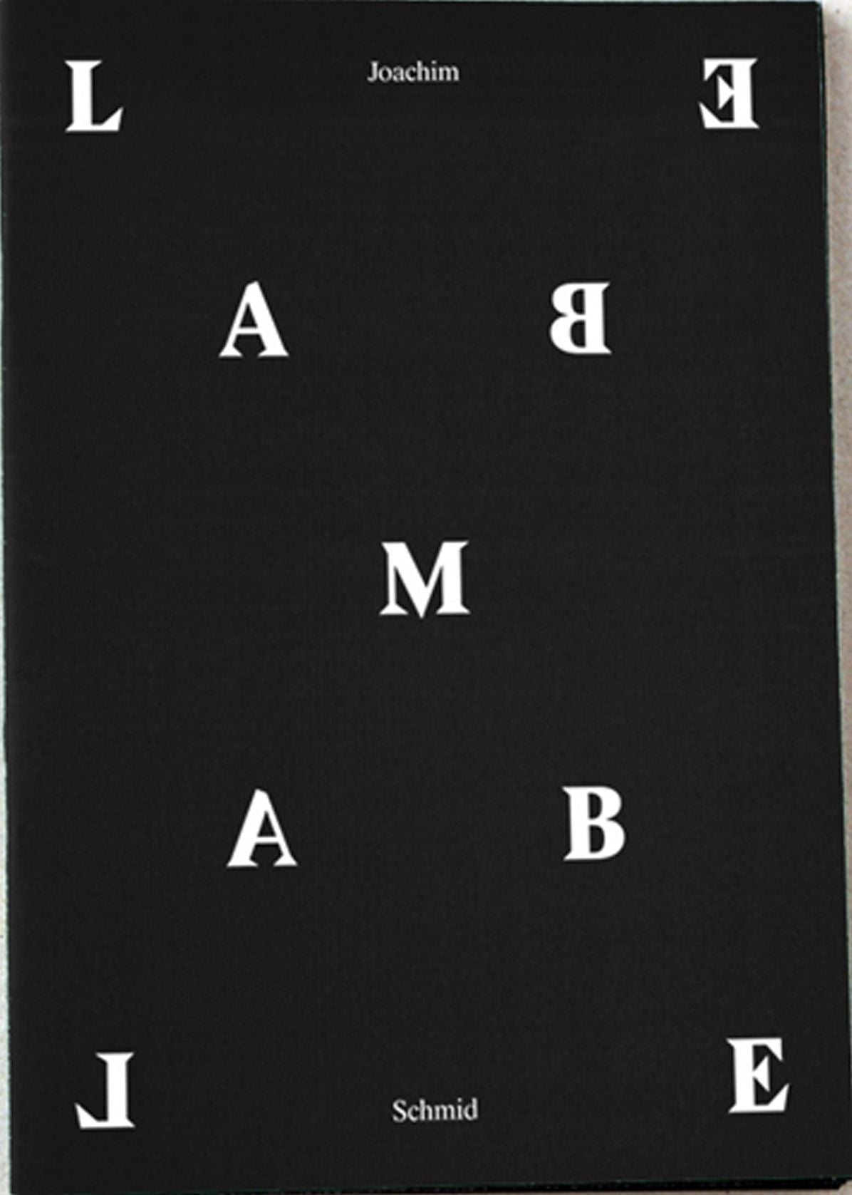 Joachim Schmidt: Lambe-Lambe