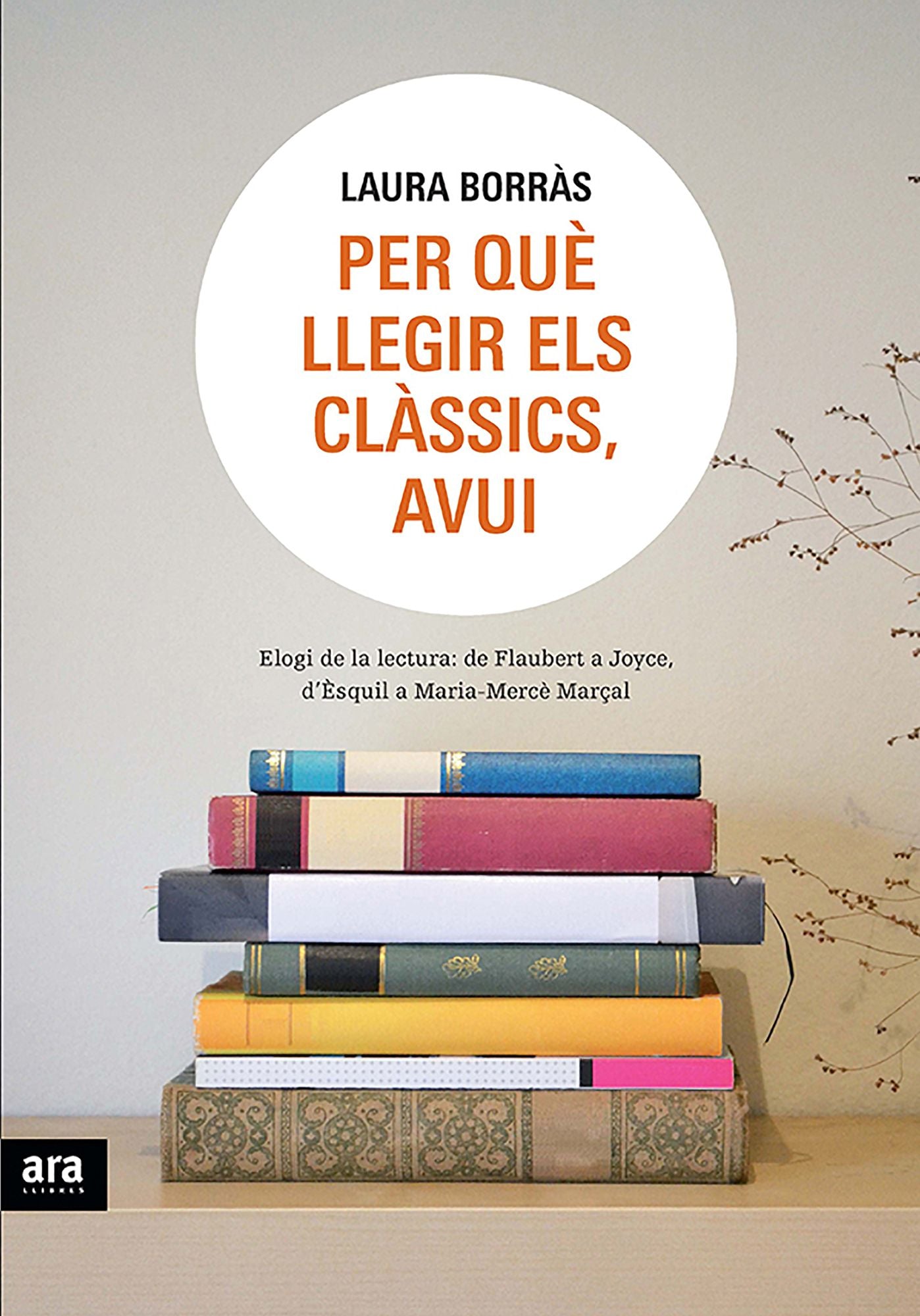 Per què llegir els clàssics, avui: Elogi de la lectura: de Flaubert a Joyce, d'Èsquil a Maria-Mercè Marçal
