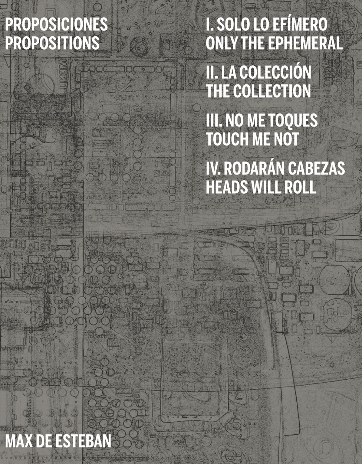 Max de Esteban: Propositions