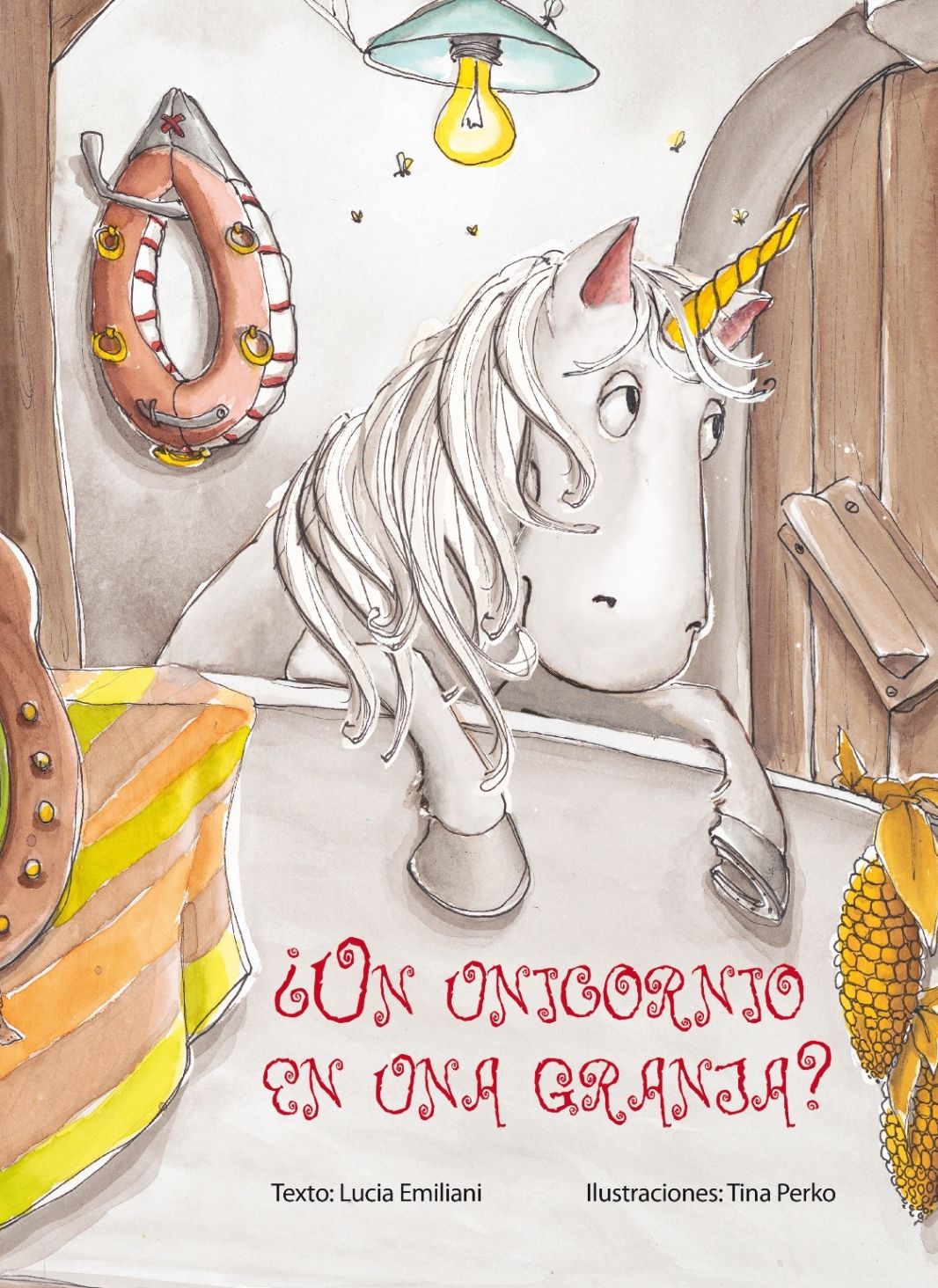 Un unicornio en una granja?