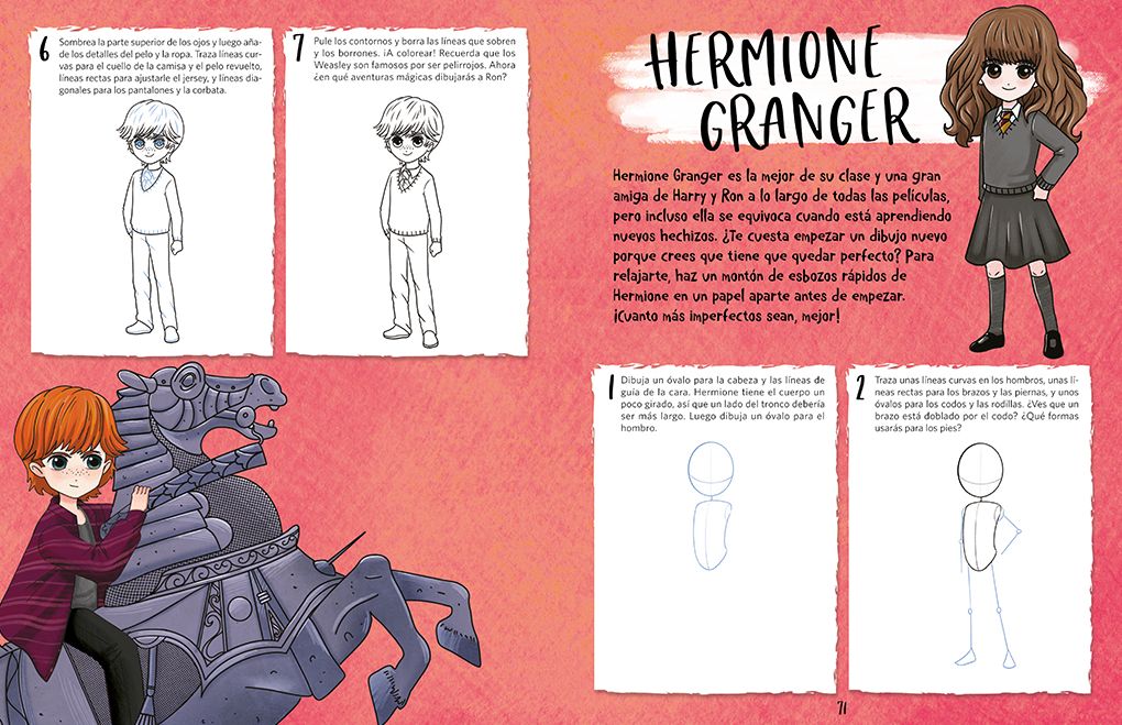 Aprende a dibujar con Harry Potter (El libro oficial). Inspirado en las película s / The Official Harry Potter How-to-Draw