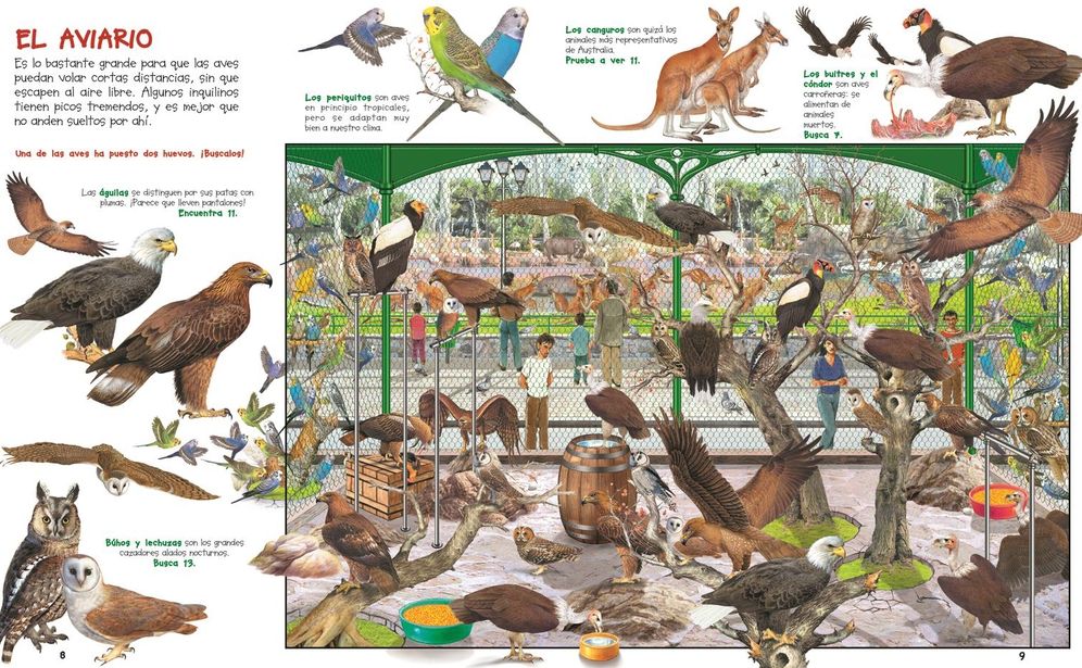 Busca los animales del zoo