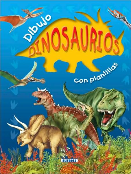 Dibujo dinosaurios con plantillas
