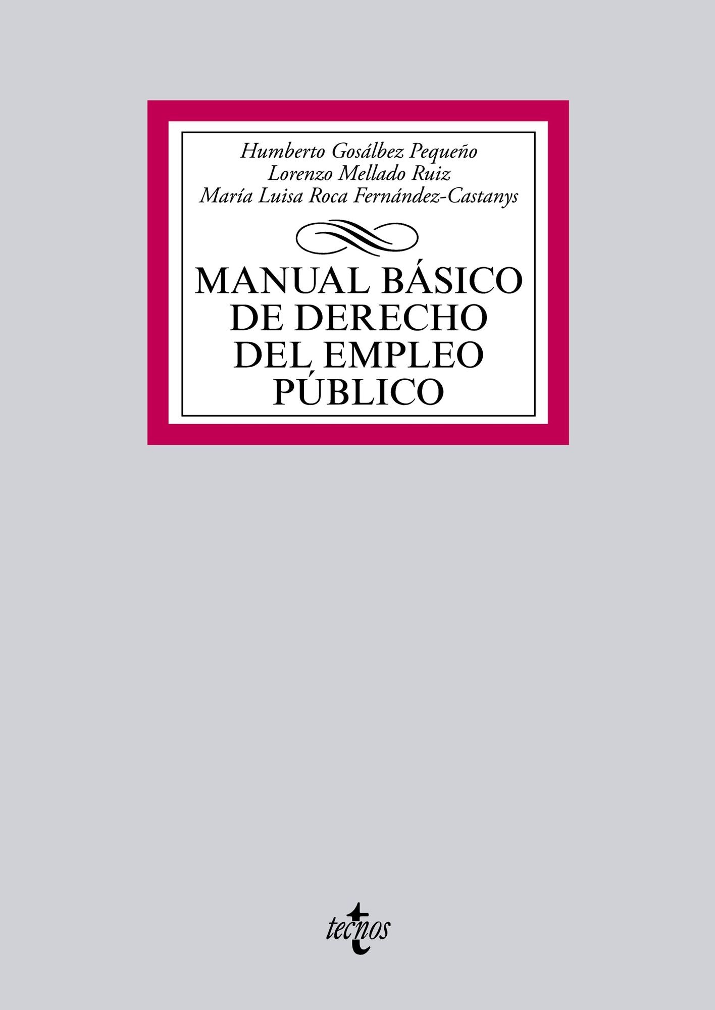 Manual básico de Derecho del empleo público
