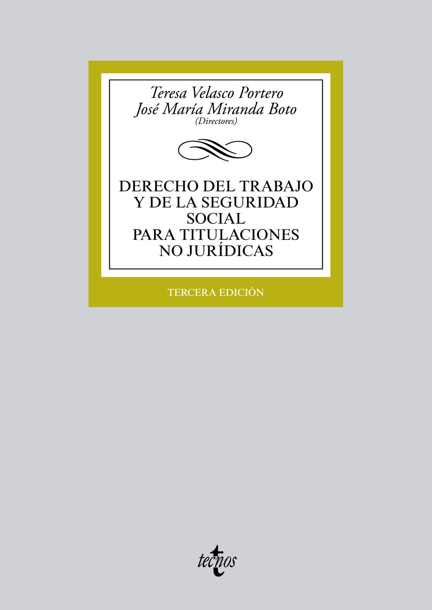 Derecho del Trabajo y de la Seguridad Social para titulaciones no jurídicas
