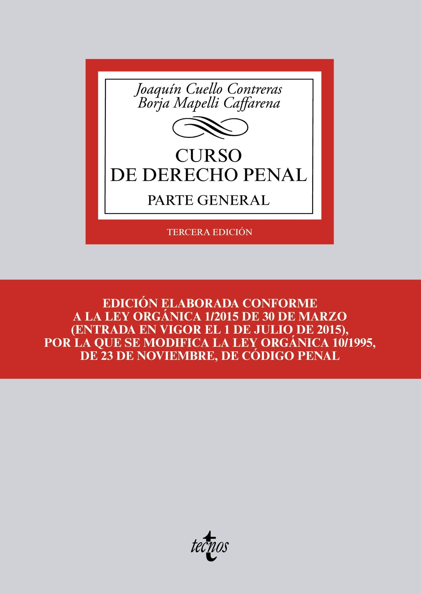 Curso de Derecho penal