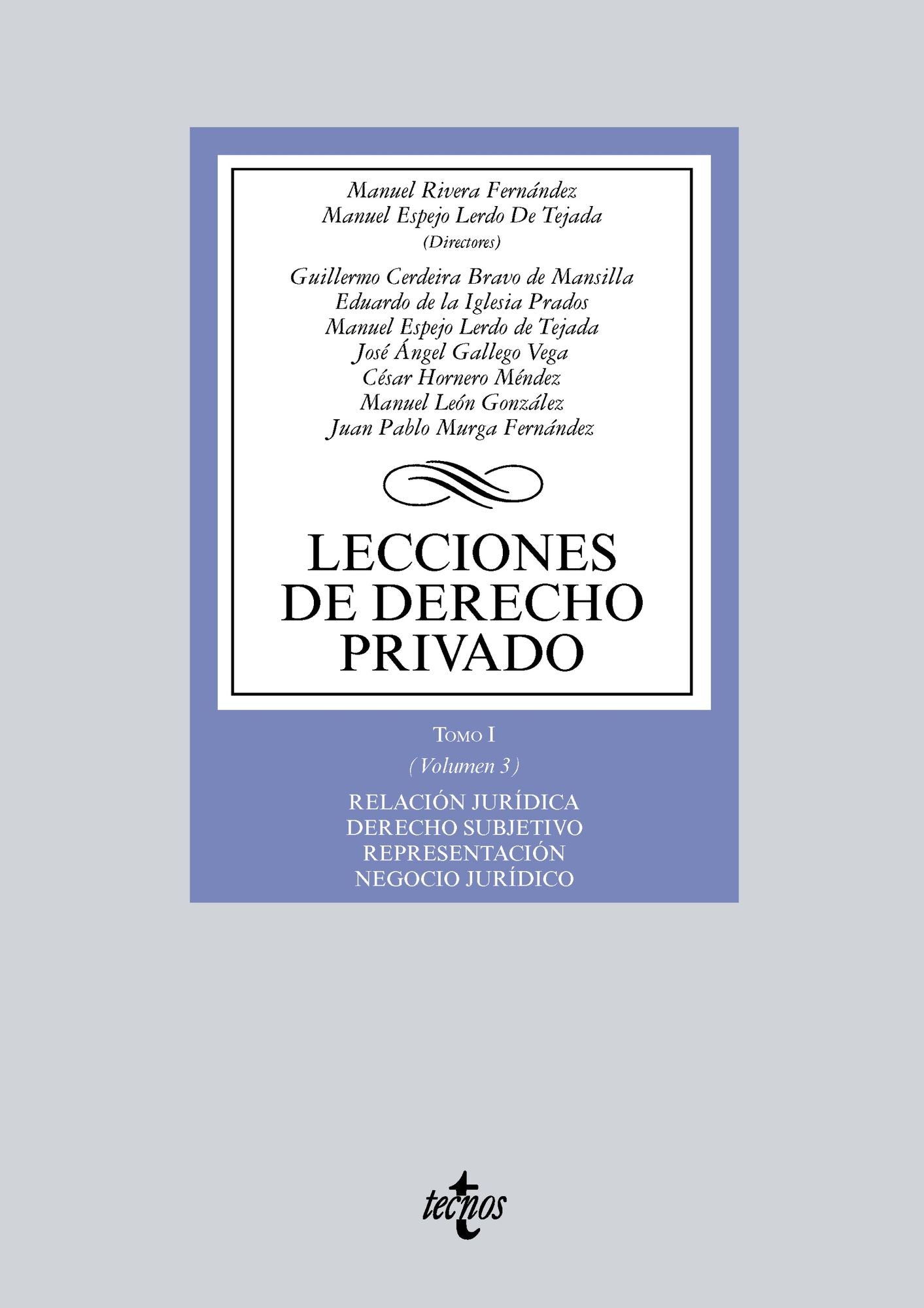 Lecciones de Derecho privado