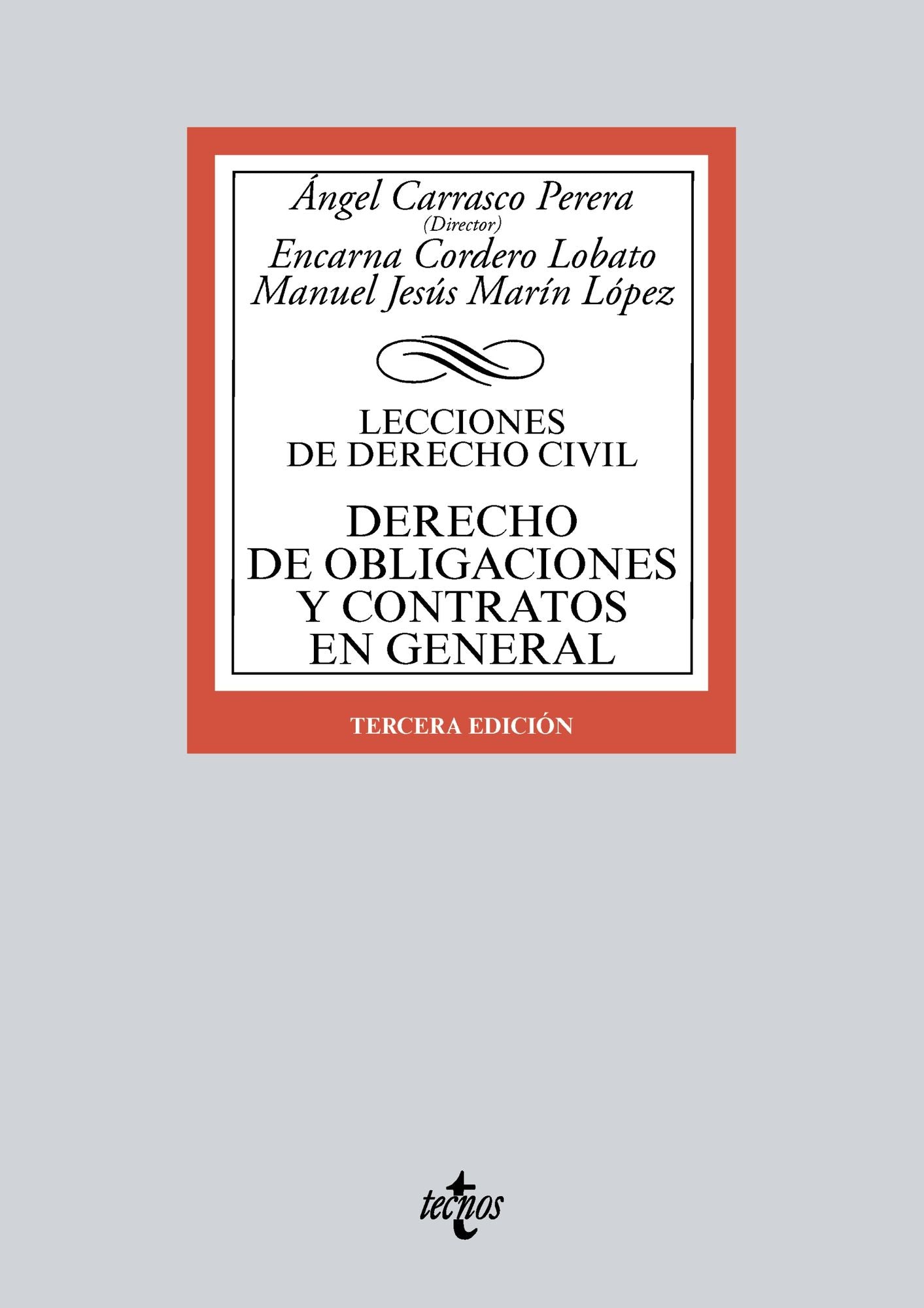 Derecho de obligaciones y contratos en general