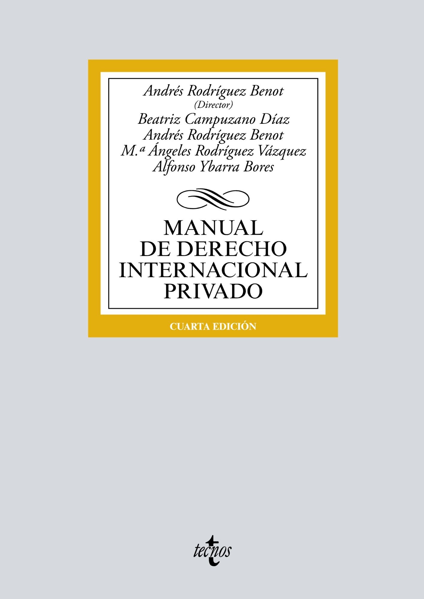 Manual de Derecho Internacional privado