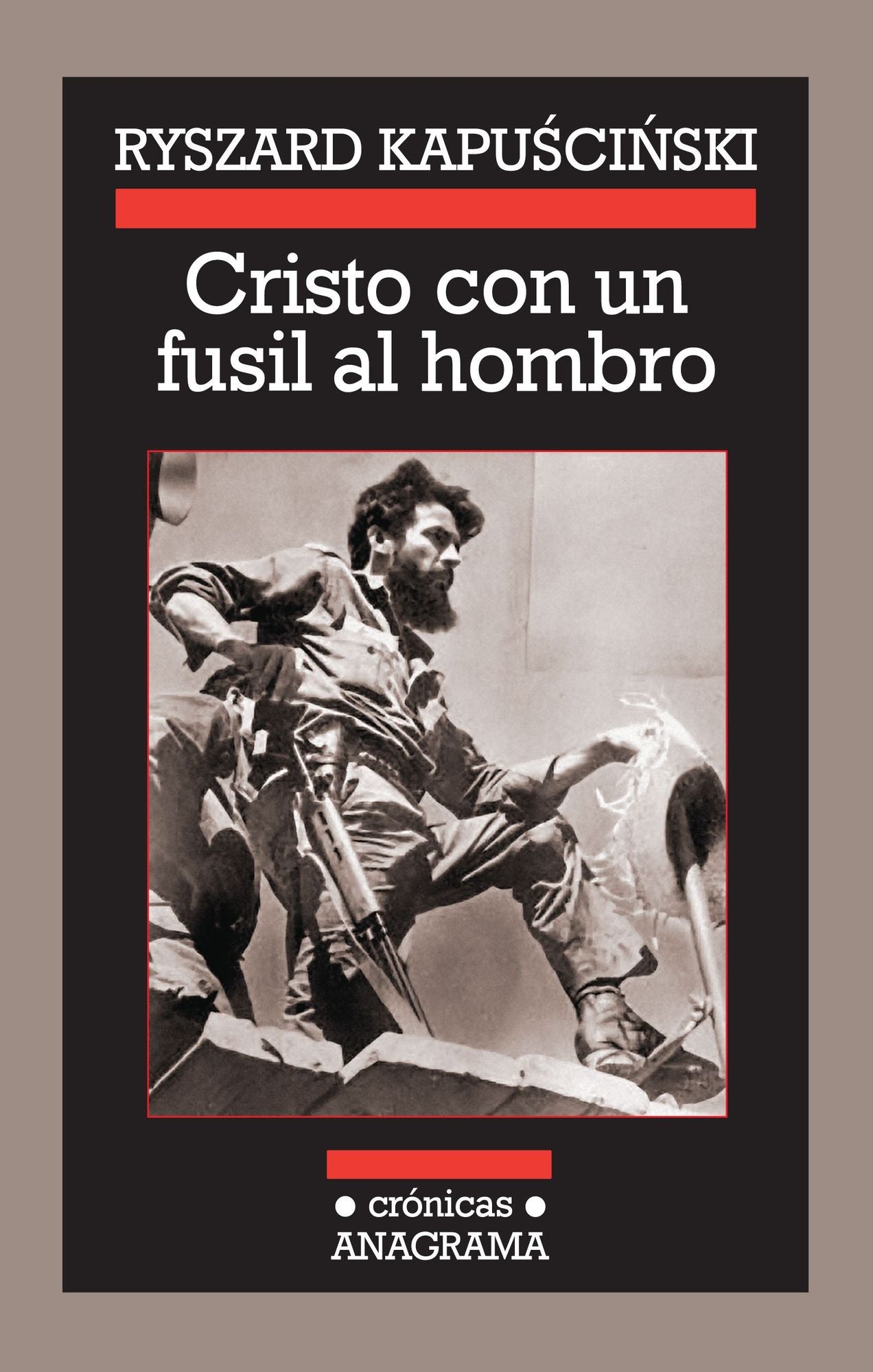 Cristo con un fusil al hombro