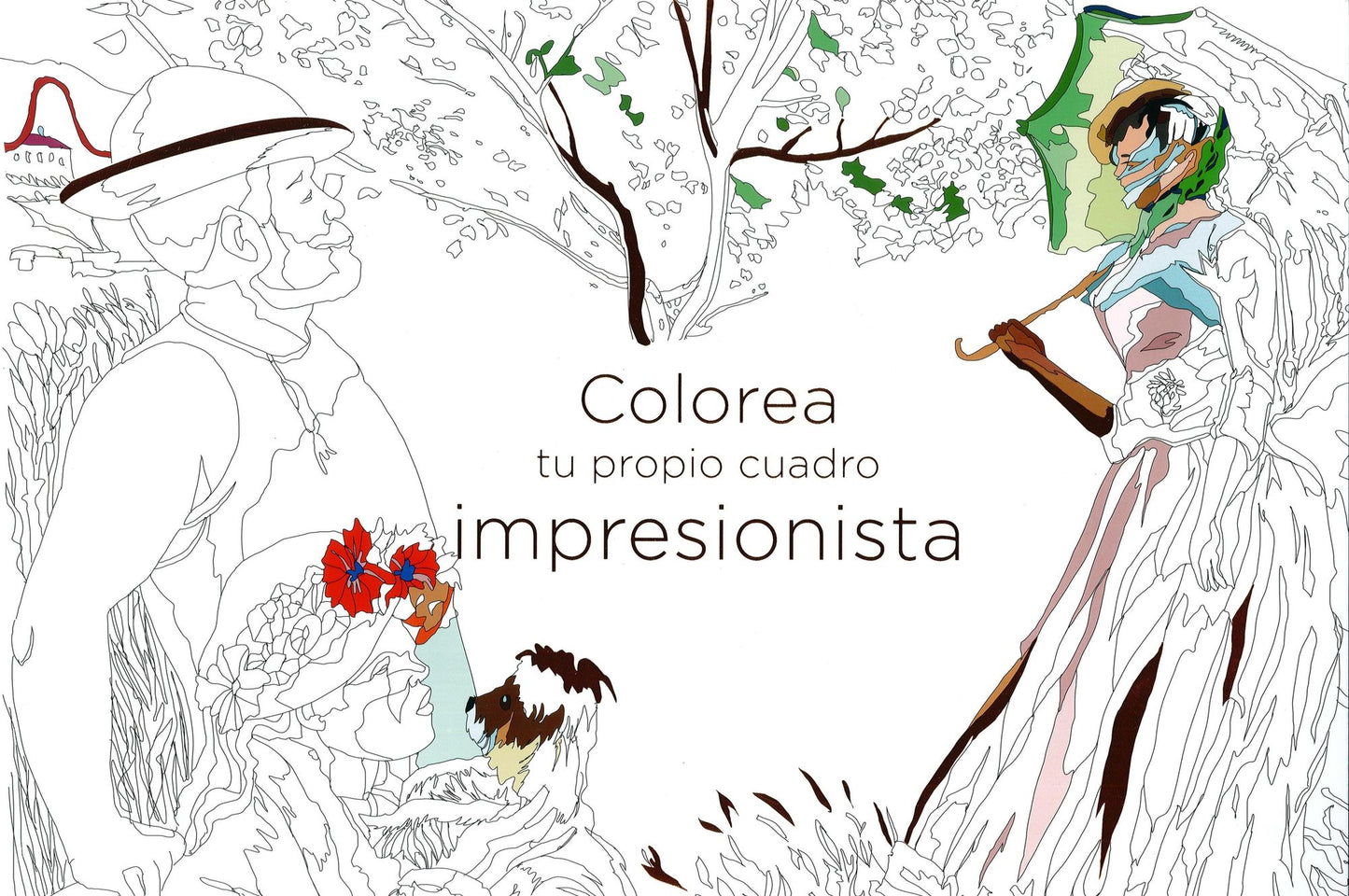 Colorea tu propio cuadro impresionista